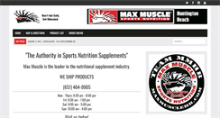 Desktop Screenshot of maxmusclehb.com